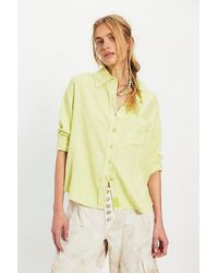 Free People - Laurel Linen Button Down Top - Lyst