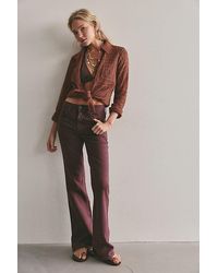 Free People - Double Knot High-Rise Straight Bootcut Jeans - Lyst