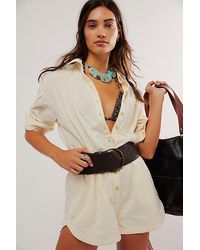 Free People - Oxford Playsuit - Lyst