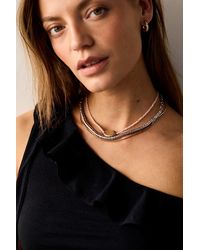 Free People - Wes Semiprecious Layer Necklace - Lyst