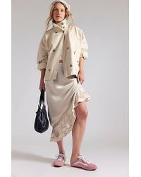 Free People - Long Lost Lover Maxi Slip Skirt By - Lyst
