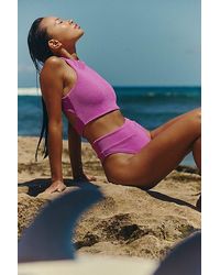 Rhythm - Wave Break Cross Back Surf Top - Lyst