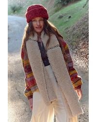 Free People - Sherpa Hand Crochet Scarf - Lyst