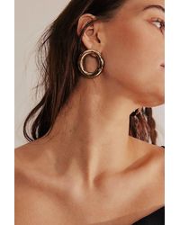 Free People - Una Hoop Earrings - Lyst
