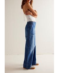 Free People - We The Free Breezy Denim Pull-on Jeans - Lyst