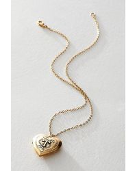 Free People - Monogram Necklace At In T - Lyst