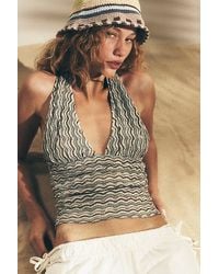 Free People - Ashton Halter Tank Top - Lyst