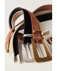 Free People - Patcha Suede Belt - Lyst