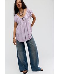 Free People - Bella Babydoll Top - Lyst