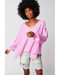 Free People - Coraline Thermal At Free People In Sugar Magnolia, Size: Small - Lyst