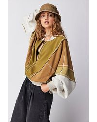 Free People - Starburst Bomber At Free People In Olive Tree Combo, Size: Large - Lyst