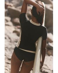 Seea Nazare Surf Bodysuit At Free People In Black, Size: Small | Lyst