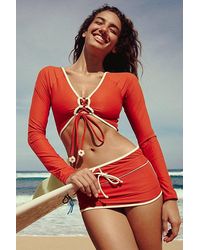 Strait The Label - Splash Surf Top - Lyst