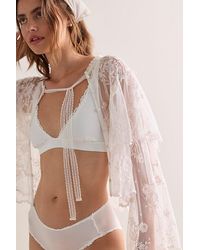 Intimately By Free People - Charlie Lace Microfiber Plunge Bralette By - Lyst