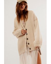 Free People - Chamomile Cardi At In Washed Peyote, Size: Medium - Lyst
