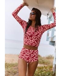 Abysse - Hoffman High-Waisted Boyshort Surf Bottoms - Lyst