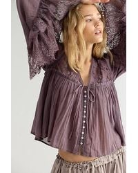 Free People - Ava Blouse - Lyst