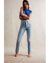 Free People - We The Free Leila High-rise Leggy Slim Jeans - Lyst
