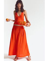 free-est - Sandshell Linen Skirt Set By - Lyst