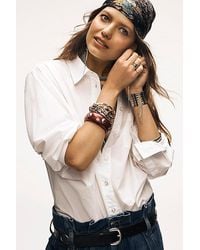 Free People - September Fields Studded Bangle - Lyst