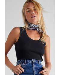 Free People - Lotus Paisley Print Bandana At In Indigo - Lyst