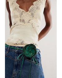 Free People - Fiona Floral Wrap Belt - Lyst