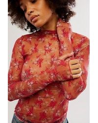 Intimately By Free People - Lady Lux Printed Layering Top - Lyst