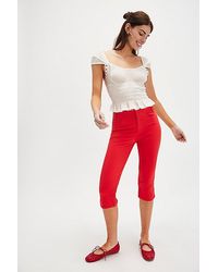 Free People - Bette Super Slim Capris - Lyst