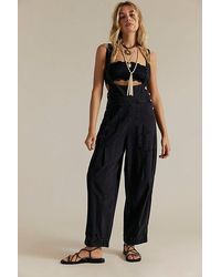 Free People - Felix Tapered Overalls - Lyst