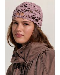 Free People - Cora Crochet Knit Skull Cap - Lyst