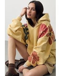 Free People - It's A Vibe Flowers Hoodie - Lyst