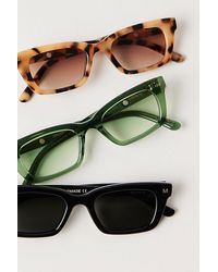 Machete - The Ruby Rectangle Sunglasses - Lyst
