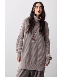 Free People - We The Free Worn Thru Turtleneck Sweater - Lyst