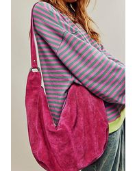 Free People - Roma Suede Tote Bag - Lyst