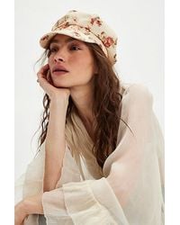 Free People - Floral Cabbie Cadet Cap - Lyst