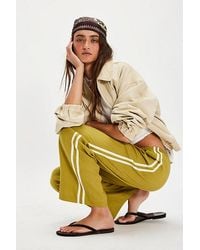 DONNI. - The Linen Stripe Crop Pants - Lyst