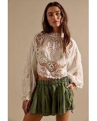 Free People - We The Free Croquet Shorties - Lyst