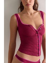 Intimately By Free People - Sweet Point Seamless Cardi Tank Top By - Lyst