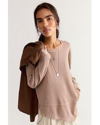 Free People - We The Free On Your Side Asymmetric Thermal - Lyst