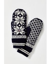 Hestra - Isvik Mittens At Free People In Navy, Size: Small - Lyst