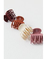 Free People - Putting In Overtime Silicone Claw Clip Set - Lyst