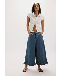 Free People - Love Me Not Bloomer Jeans - Lyst