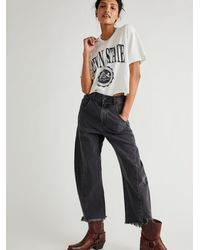 Free People Denim Yuki Barrel Jeans in 
