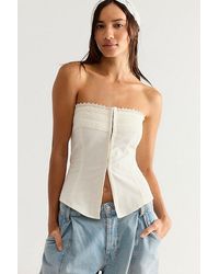 Free People - Nikki Corset Top - Lyst