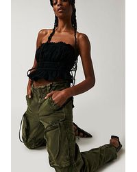 Free People - Can't Compare Slouch Pants At In Dusty Olive, Size: Xs - Lyst