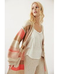 Free People - Color Study Maxi Cardi - Lyst