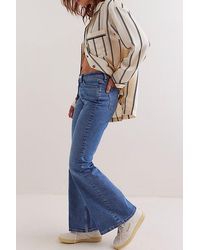 Free People - Crvy Vintage High-rise Flare Jeans - Lyst