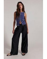 Free People - Day's End Linen Pull-On Pants - Lyst