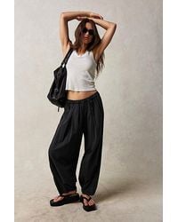 Free People - To The Sky Parachute Pants At In Black, Size: Xs - Lyst