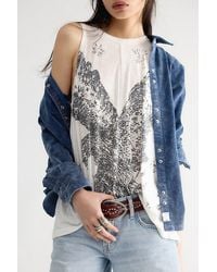Ragabond - Horizon Graphic Muscle Tank Top By - Lyst